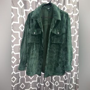 Corduroy shacket